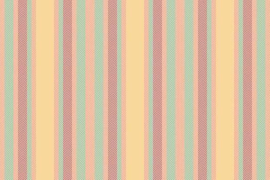 Infinity textile background texture, piece fabric seamless vertical. Linen pattern stripe lines in amber and red colors. vector