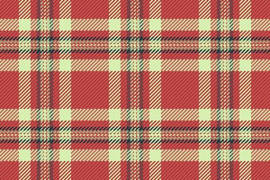 Delgado cheque textura textil, diseño modelo sin costura antecedentes. geométrico tartán tela tartán en rojo y ligero colores. vector