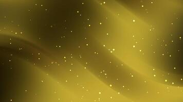 gyllene vågor flytande över en spräcklig bakgrund skapa en skimrande effekt. idealisk för lyx branding eller elegant design projekt. video