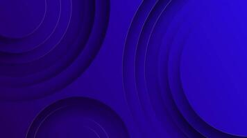 staplade blå cirklar mot en lutning lila bakgrund lämplig för abstrakt bakgrunder, grafisk design projekt, och modern konst begrepp. video