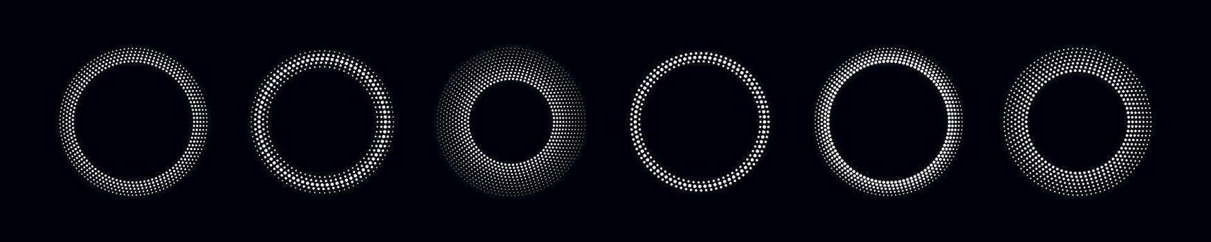 geométrico circulo punto modelo diseño para moderno antecedentes vector