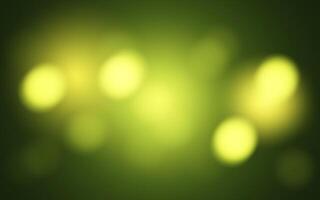 Green Bokeh Light Background with Soft Glowing Particles. Fresh Nature Blur Effect for Organic Wellness Themes, Background decoration vector