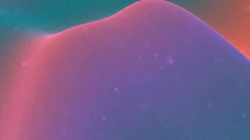 dinâmico abstrato gradiente fundo com brilhando partículas e vibrante cor transições video