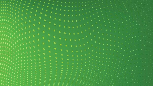 green background with abstract dots texture and gradient color vector