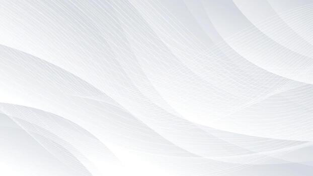 white and grey background with abstract curve shape and lines vector