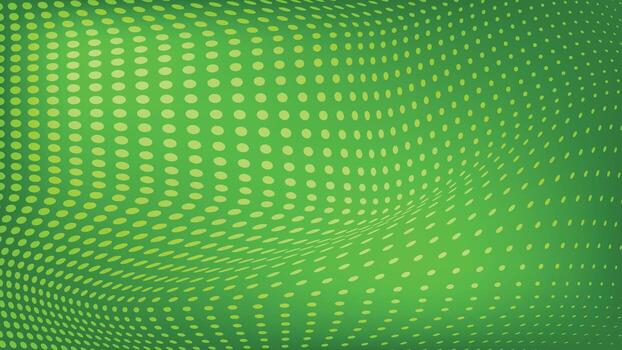abstract green background with color gradient and dots pattern vector