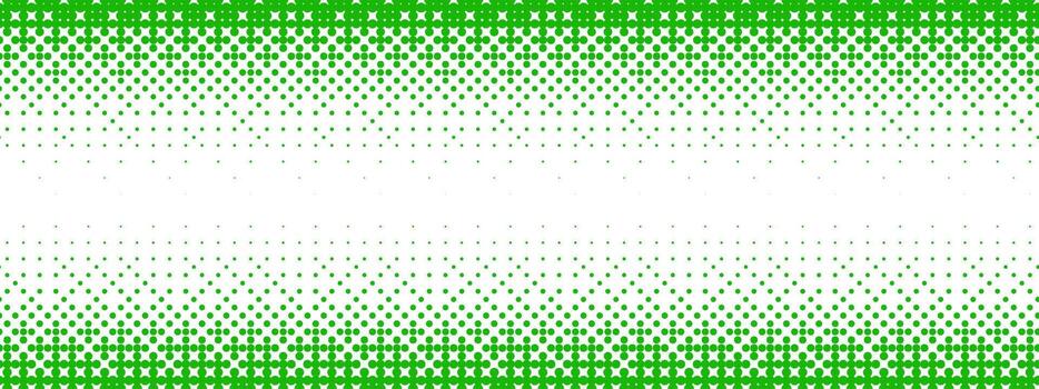 verde mapa de bits degradado textura. desvanecimiento píxel 8 poco gradación modelo. repetido punteado vacilar trama de semitonos antecedentes. rasterizado juego halfton patrón desvanecimiento cómic popular Arte cubrir fondo vector