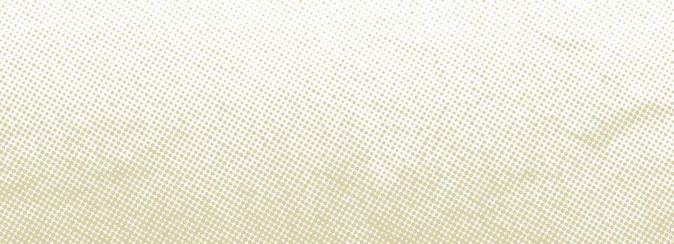 Weathered beige halftone background. Light cream pixelated paper texture. Retro craft taupe wallpaper. Grunge grainy gradient overlay. Dotted dirty canvas material backdrop. Sackcloth texture vector