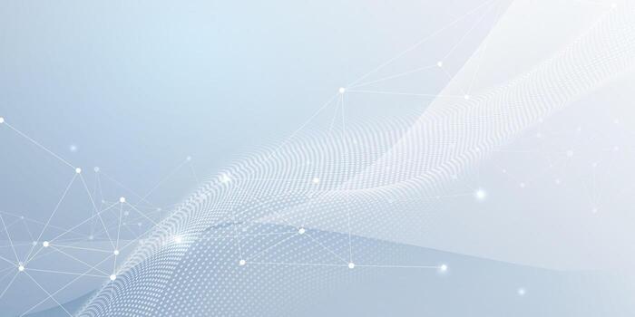 Abstract wave and network pattern design vector