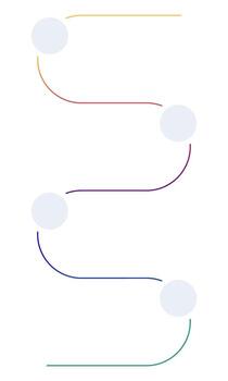 Healthcare data optimization linear infographic template. Medical technology. Data visualization with 4 steps. Empty process design. Editable blank options info graphics vector