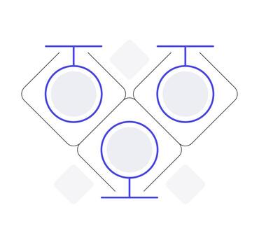 AR technology infographic template. Digital simulation. Futuristic project. Data visualization with 3 steps. Empty process design. Editable blank options info graphics vector