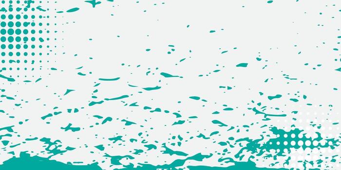 Abstract Teal and White Textured Pattern with Dotted Effect. vector