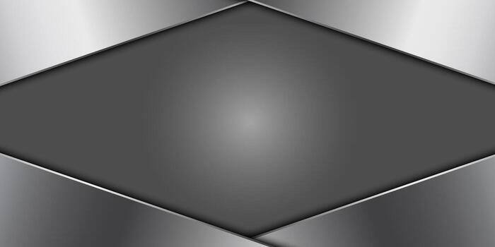 Abstract Geometric Design with Metallic Gradients. vector