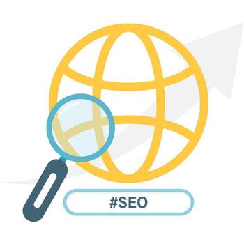 Digital SEO Optimization and Analysis vector