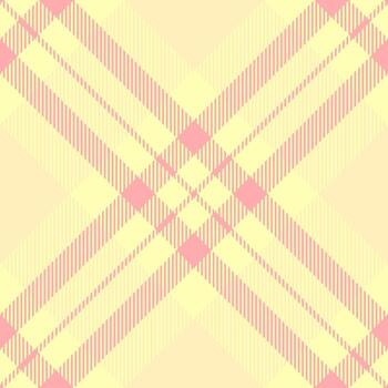 suave, atractivo tartán modelo en pastel amarillo y rosado. Perfecto para antecedentes, textiles, o agregando un toque de amable calor a diseños versátil, encantador. vector