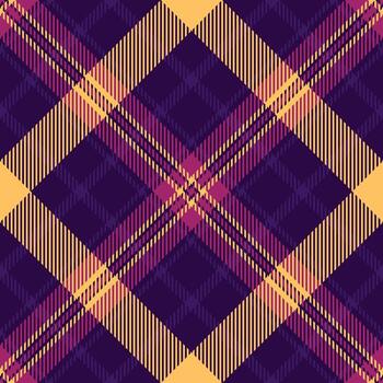 clásico tartán modelo diseño con púrpura, oro, y rosado. eterno textil para moda, antecedentes, o gráfico proyectos, evoca calor y estilo. versátil, atractivo textura. vector