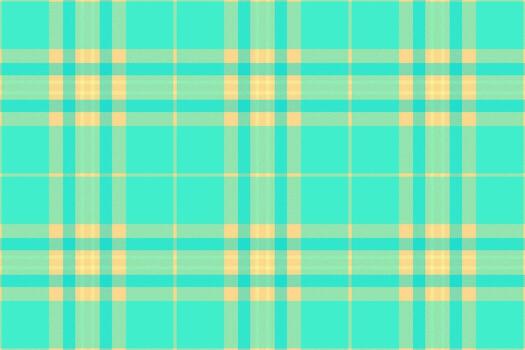 Classic plaid pattern in fresh turquoise and beige. A versatile textile design suitable for backgrounds, apparel, and decorative projects. A timeless, seamless texture. vector