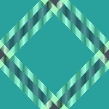 Geometric background with tartan pattern. Turquoise and grey design with diagonal stripes. Useful for designs and backgrounds. vector