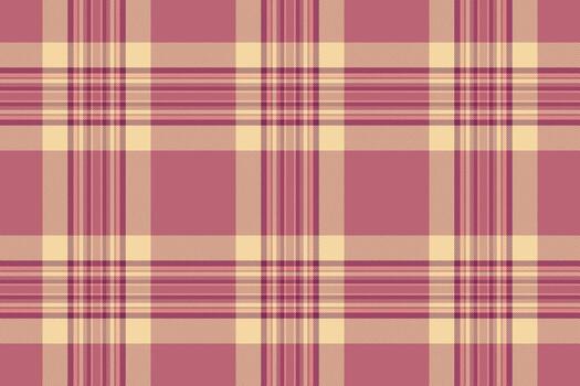 Elegant plaid pattern in mauve and cream tones. Seamless texture for fashion, interiors, or creative projects. Timeless, classic, and versatile design. vector
