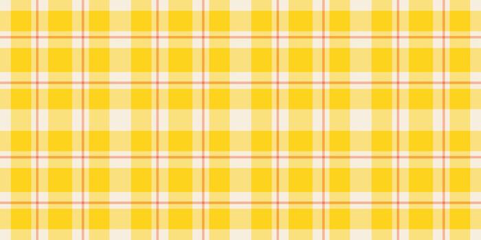 alegre amarillo tartán modelo con un veraniego sentir. utilizar para antecedentes, textiles, o agregando un toque de retro estilo a diseños versátil y visualmente atractivo. vector