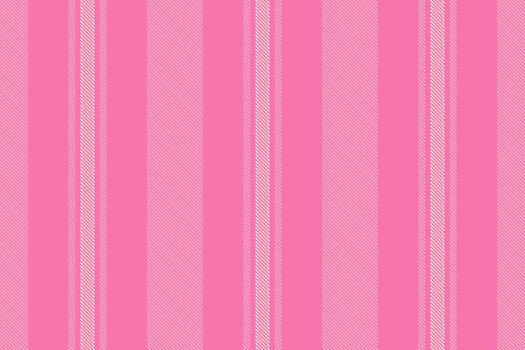 Pink stripe pattern. Fabric texture ideal for backgrounds, designs, or textiles. Represents unity, simplicity, femininity and coordination. vector