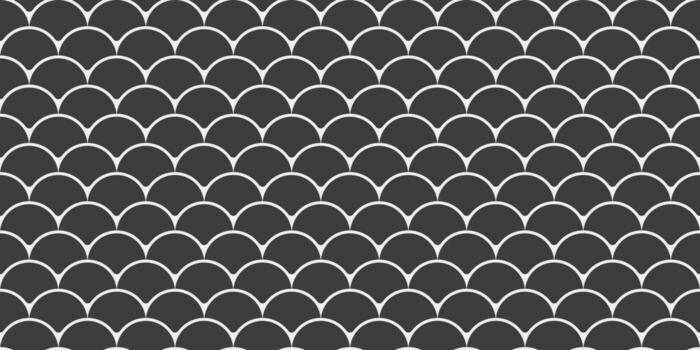 elegante sin costura modelo de enclavamiento semicírculos, recordativo de escamas o ondas. Perfecto para antecedentes, texturas, o diseño elementos. vector