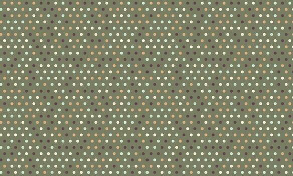 Elegant muted green polka dot pattern. Perfect for website backgrounds, textiles, or packaging. Subtle yet stylish, this repeating design evokes a sense of calm and sophistication. vector