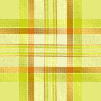 alegre tartán modelo en sombras de amarillo y naranja. un clásico textil diseño, ideal para antecedentes, telas, o agregando un cálido, rústico sensación a proyectos vector