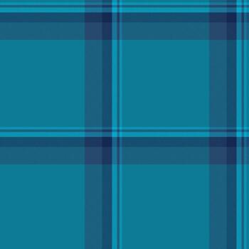 Classic plaid pattern, teal navy hues. Textile texture for backgrounds, fashion, design. Use for digital paper, web, print. Trendy, timeless. vector
