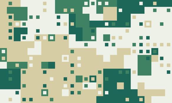 resumen píxel Arte antecedentes. terroso verde y beige tonos crear un dinámica, texturizado diseño Perfecto para sitio web pancartas, social medios de comunicación, o impresión proyectos vector