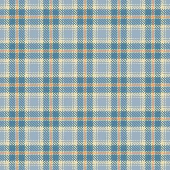 clásico tartán modelo en frio blues, cremas, y sutil naranjas ideal para antecedentes, textiles, diseño elementos, o digital documentos. versátil y eterno. vector