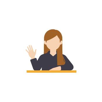 Classroom Teamwork Students Collaborating on a School Project vector