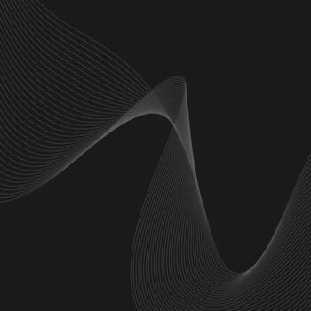 mínimo degradado ondulado línea vector