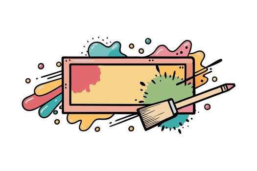 salpicar y cepillo golpes ideal para creando único artístico diseños adecuado para varios creativo digital vector