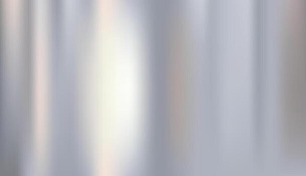 Brilliant background with a silver gradient and metallic texture effect. illustration with bright patches of polished metal vector