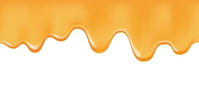 Seamless pattern of dripping glossy honey, Texture background vector