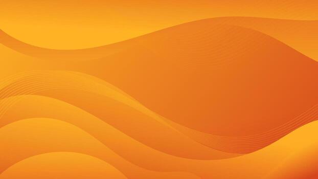 Abstract background with flowing golden waves. vector