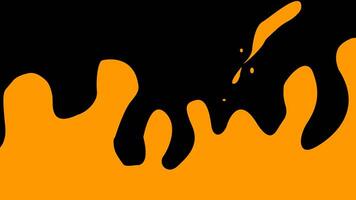 gul flytande övergång effekt. abstrakt övergång för din projekt video