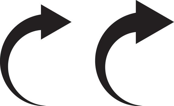 arrows icon set. Hand drawn arrow collection. Curved arrows. exchange icons. presentation and education vector