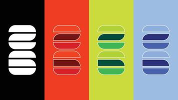 plano vistoso geométrico resumen formas con negro rojo verde azul paneles para mundo taza 2026 bandera vector