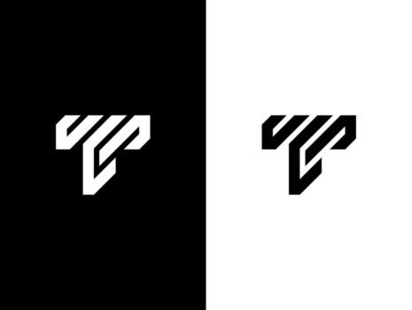 This bold and modern logo design skillfully combines the letters T and C. Its dynamic, geometric lines give it a strong, professional feel, making it an excellent choice for a tech, sports vector