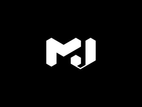 un moderno y negrita logo ese combina el letras metro y j dentro un soltero, cohesivo marca. sus geométrico, resumen diseño hace eso Perfecto para un profesional marca en tecnología, finanzas, o construcción vector