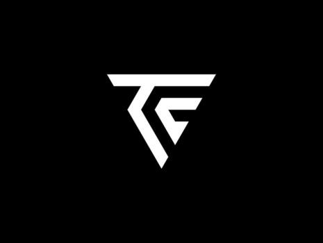 bold logo masterfully integrates the letters T and C within a sharp, triangular shape. Its geometric design conveys a sense of strength, precision, and innovation, perfect for a security or tech brand vector