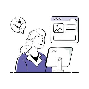 desarrollador fijación errores en software código, concepto ilustración de depuración vector