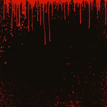 Abstract hand painted background with splatters and drips design vector