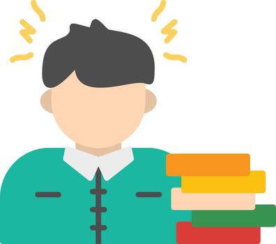 trabajo excesivo exceso trabajo vector