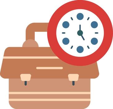 Time Clock Device vector