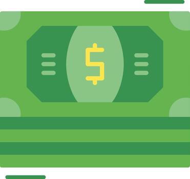 billete de banco haz apilar vector