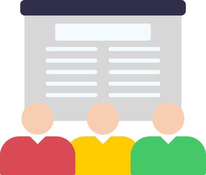 aprendizaje conocimiento adquisición icono vector