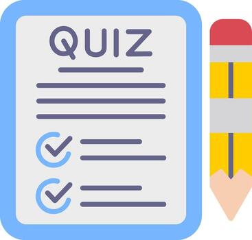 Quiz Test Activity vector